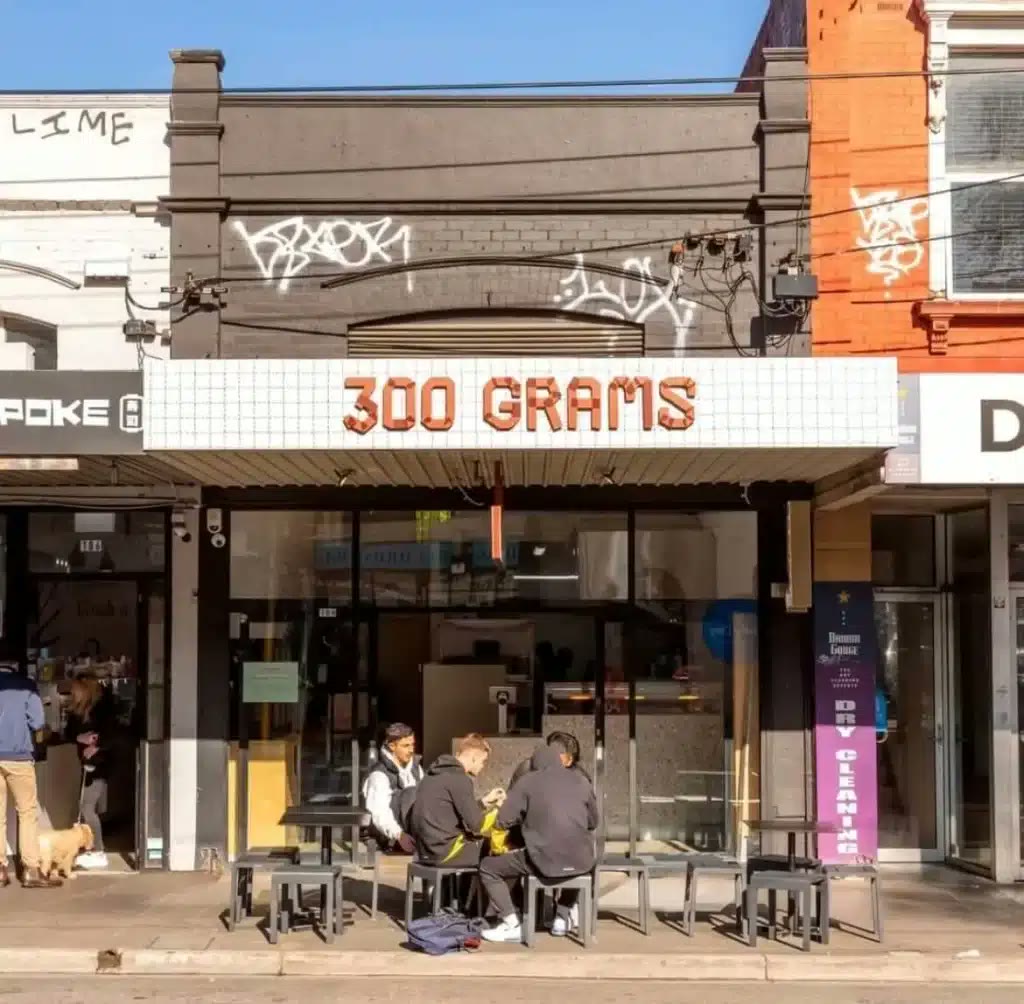 300 Grams — Shopfront Fascia Signage — Inner Melbourne, Melbourne